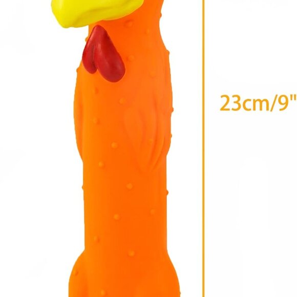3 Pack 9" Squeaky Latex Dog Toys Standing Stick Animal Puppy Fetch Interactive P - Picture 5 of 10
